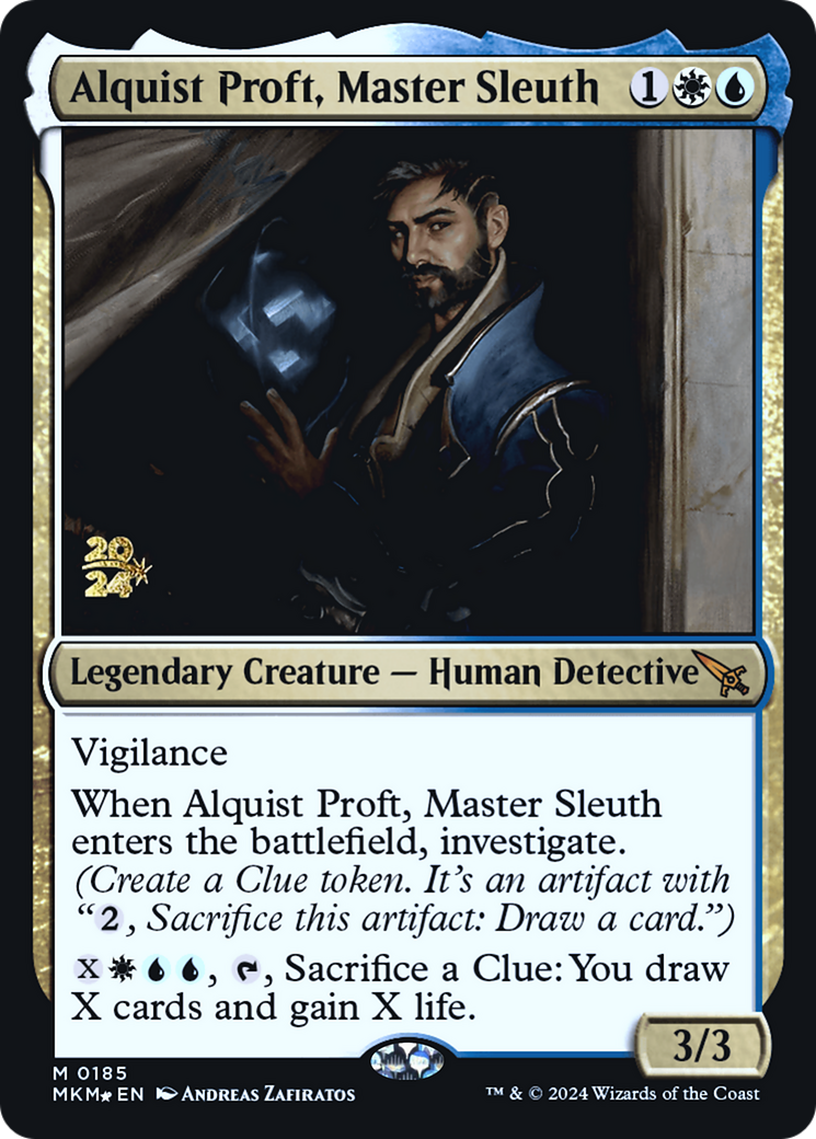 Alquist Proft, Master Sleuth [Murders at Karlov Manor Prerelease Promos] | Lots Moore NSW