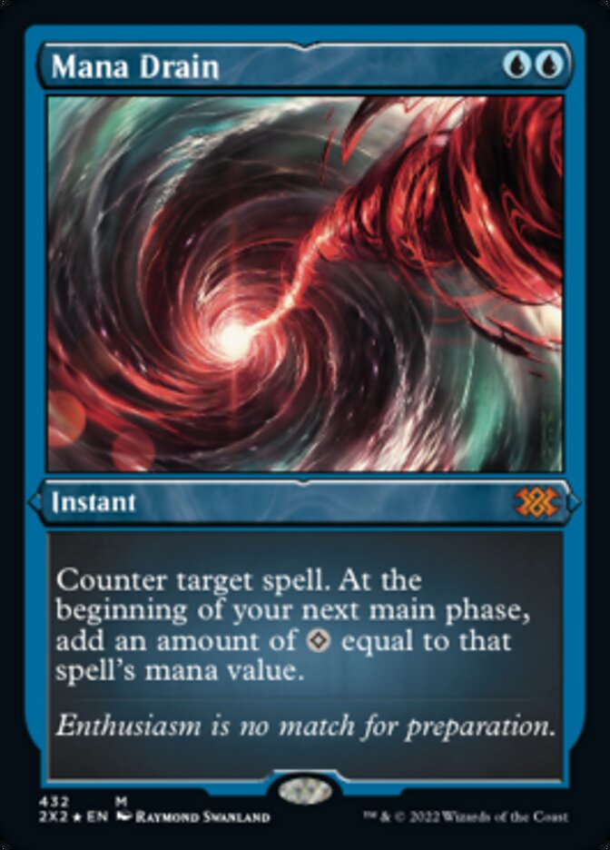 Mana Drain (Foil Etched) [Double Masters 2022] | Lots Moore NSW