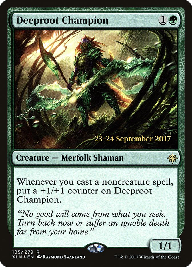 Deeproot Champion [Ixalan Prerelease Promos] | Lots Moore NSW