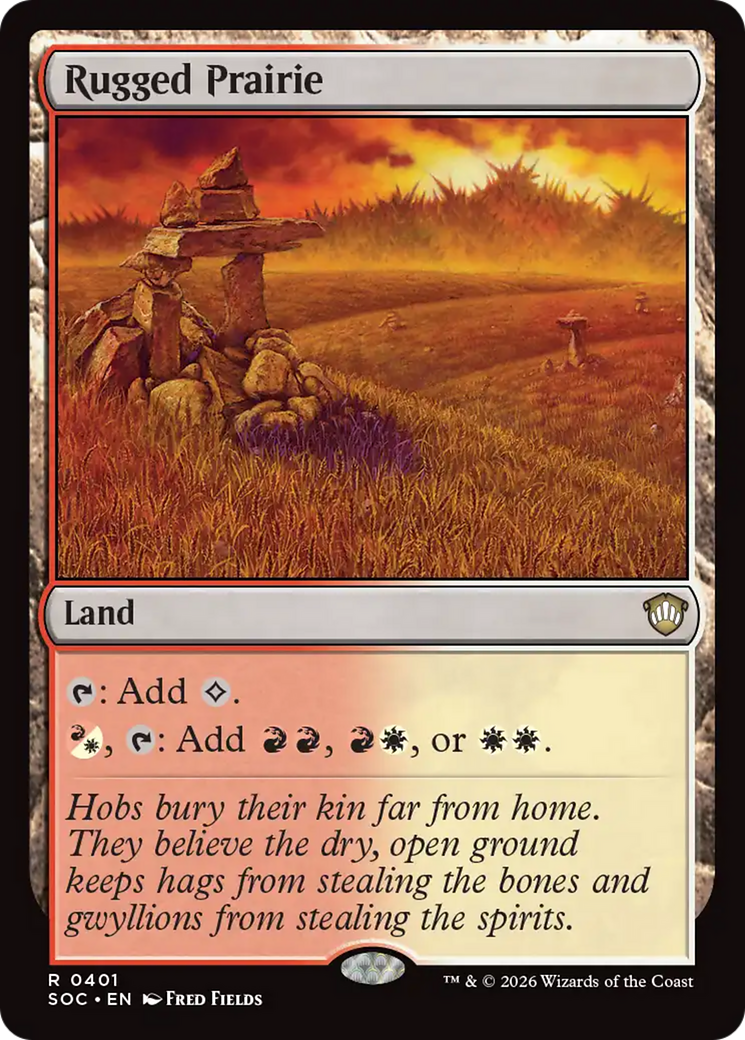 Rugged Prairie [Secrets of Strixhaven Commander] | Lots Moore NSW