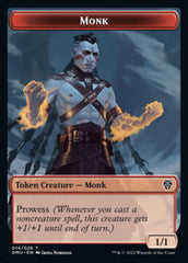 Bird (002) // Monk Double-Sided Token [Dominaria United Tokens] | Lots Moore NSW