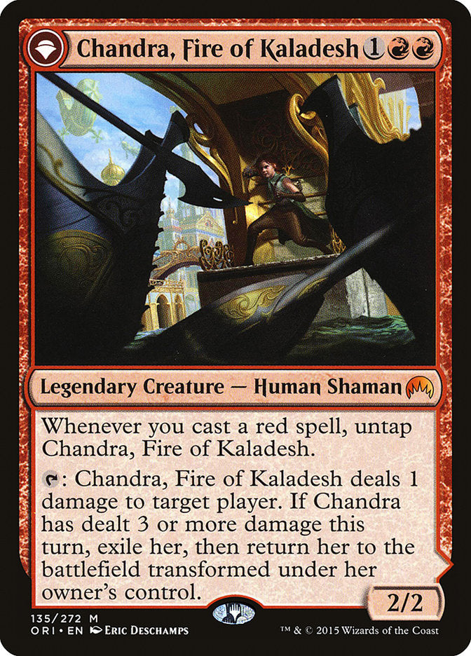 Chandra, Fire of Kaladesh // Chandra, Roaring Flame [Magic Origins] | Lots Moore NSW