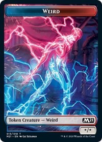 Weird // Zombie Double-Sided Token [Core Set 2021 Tokens] | Lots Moore NSW