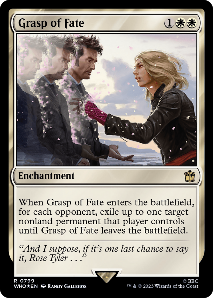 Grasp of Fate (Surge Foil) [Doctor Who] | Lots Moore NSW