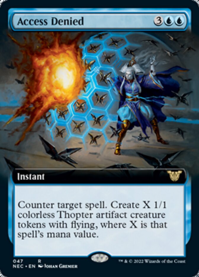 Access Denied (Extended Art) [Kamigawa: Neon Dynasty Commander] | Lots Moore NSW
