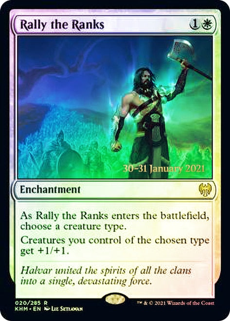 Rally the Ranks [Kaldheim Prerelease Promos] | Lots Moore NSW