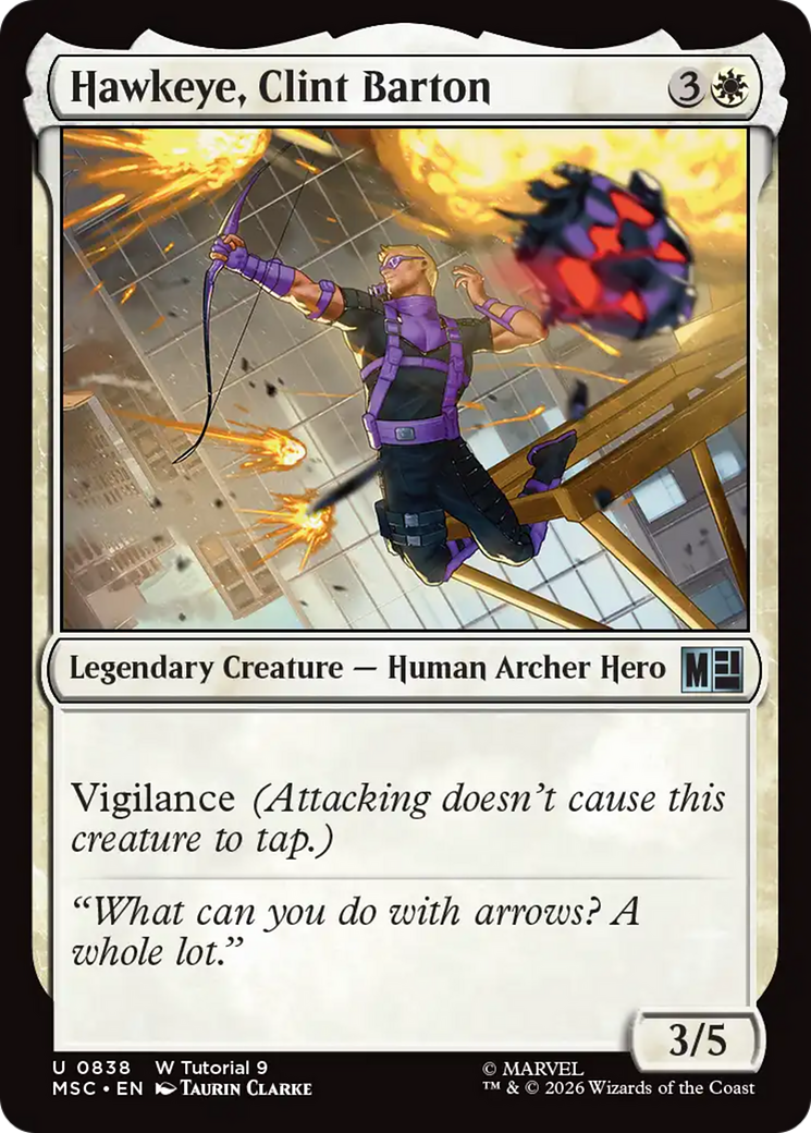 Hawkeye, Clint Barton (0838) [Marvel Super Heroes Commander] | Lots Moore NSW