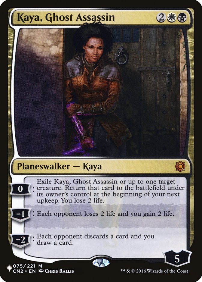 Kaya, Ghost Assassin [The List] | Lots Moore NSW