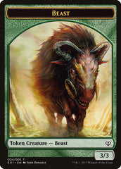Beast (004) // Soldier Double-Sided Token [Archenemy: Nicol Bolas Tokens] | Lots Moore NSW