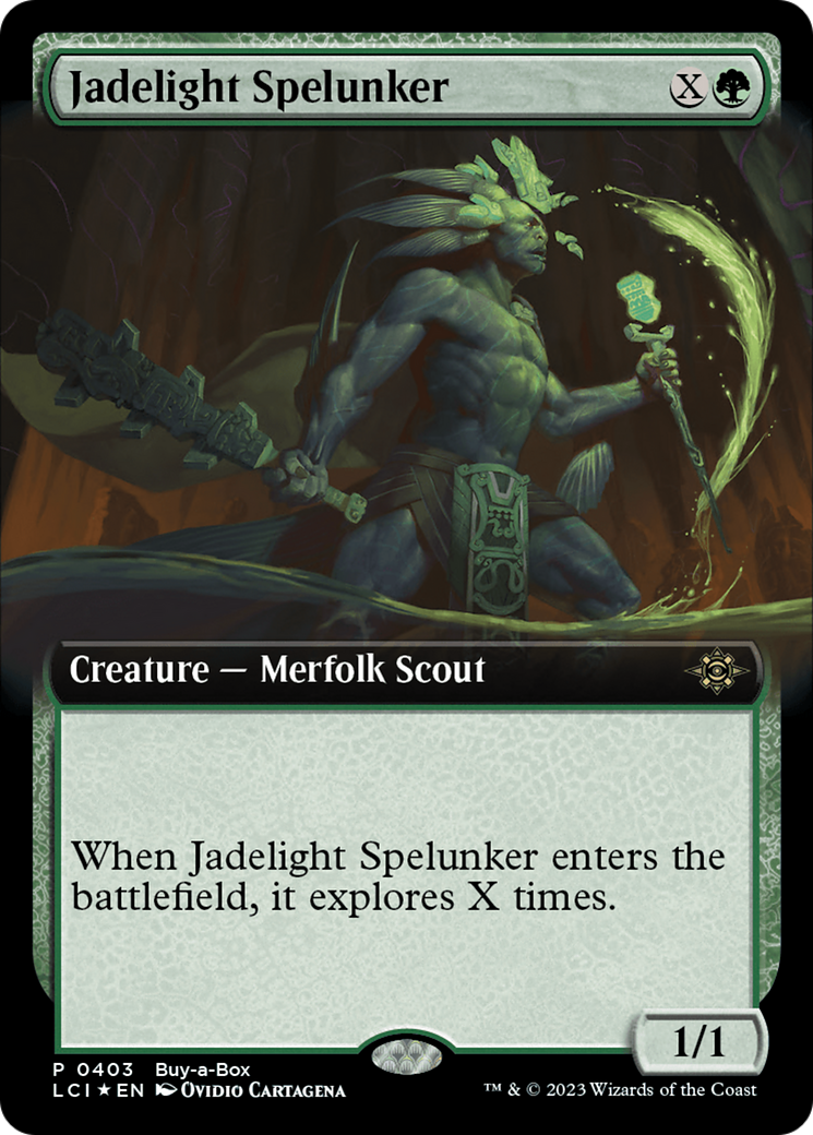 Jadelight Spelunker (Extended Art) (Buy-A-Box) [The Lost Caverns of Ixalan Promos] | Lots Moore NSW