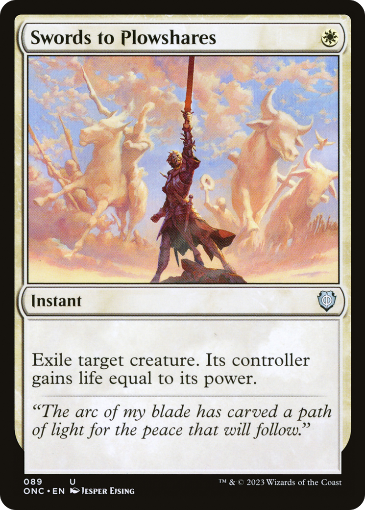 Swords to Plowshares [Phyrexia: All Will Be One Commander] | Lots Moore NSW