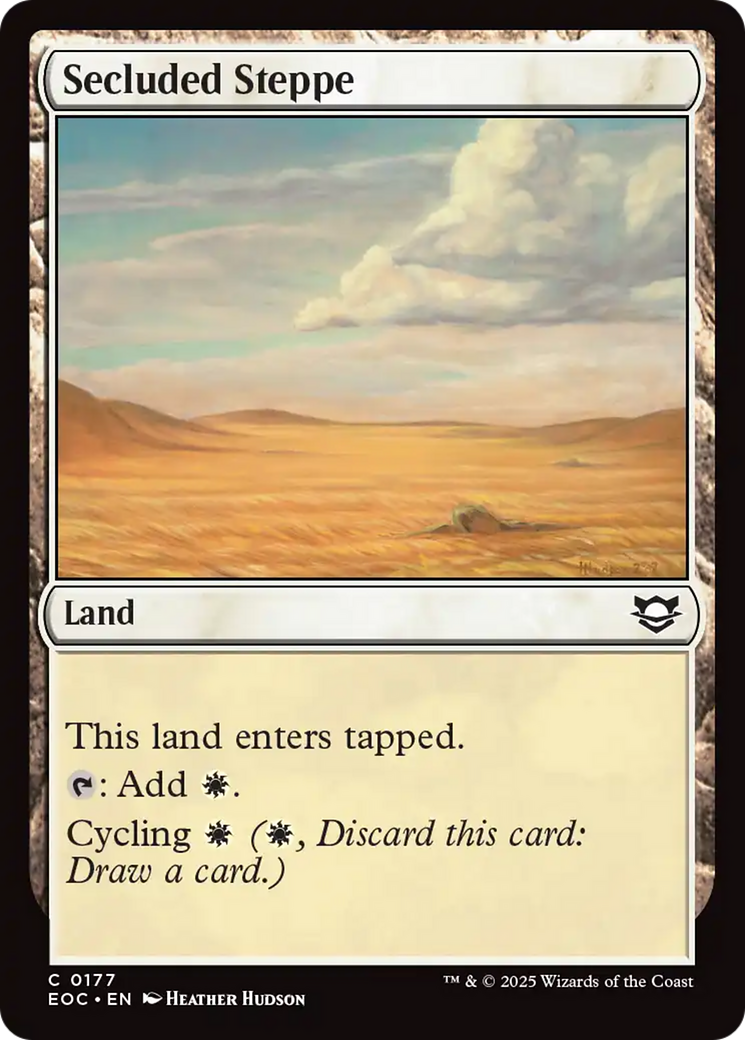 Secluded Steppe [Edge of Eternities Commander] | Lots Moore NSW