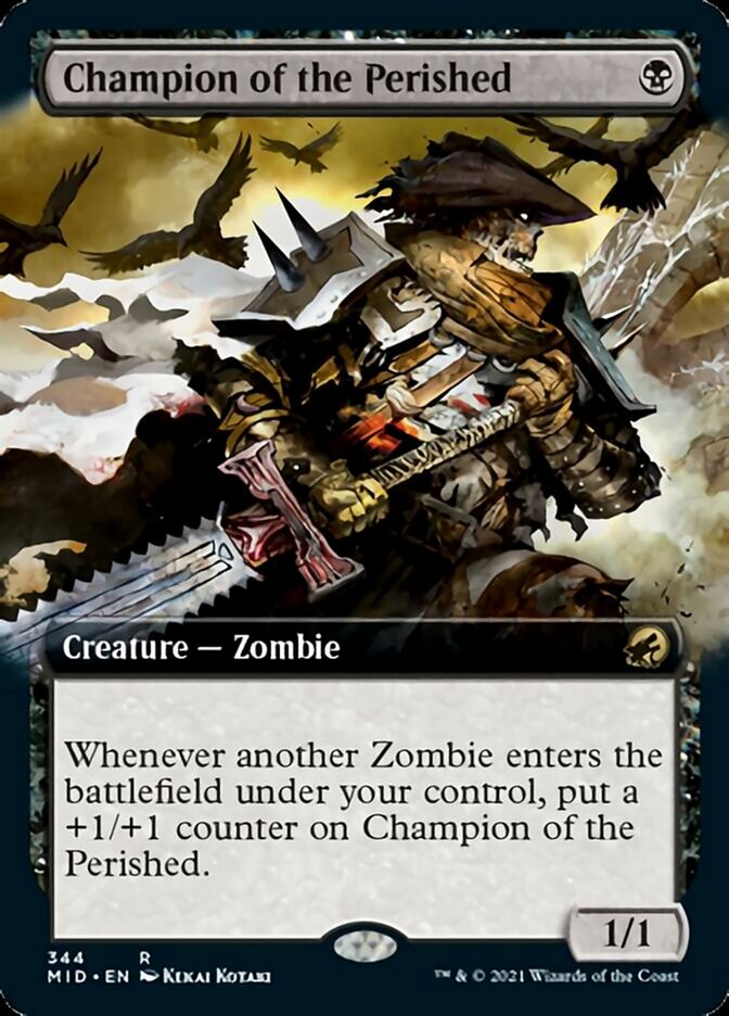Champion of the Perished (Extended Art) [Innistrad: Midnight Hunt] | Lots Moore NSW