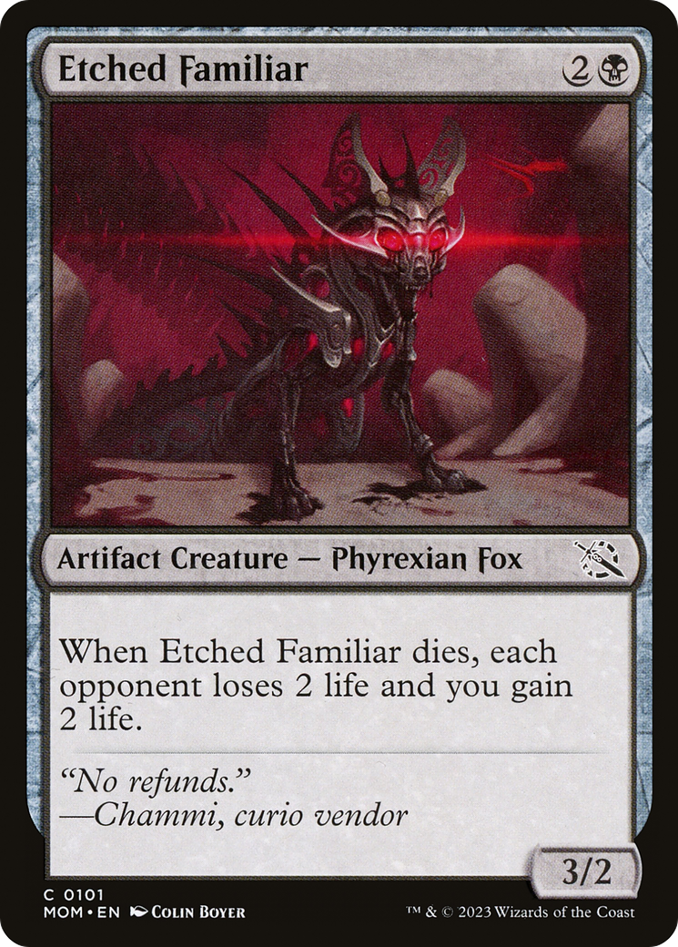 Etched Familiar [March of the Machine] | Lots Moore NSW