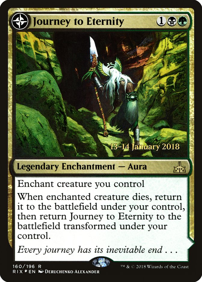 Journey to Eternity // Atzal, Cave of Eternity [Rivals of Ixalan Prerelease Promos] | Lots Moore NSW