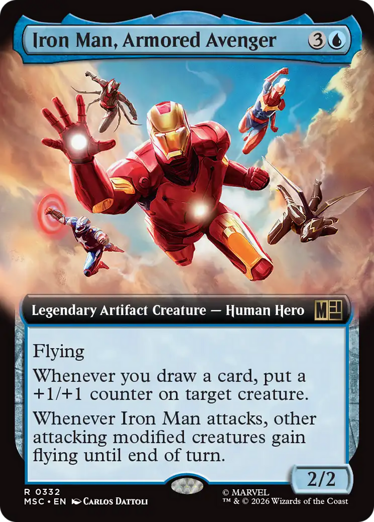 Iron Man, Armored Avenger (Extended Art) [Marvel Super Heroes Commander] | Lots Moore NSW