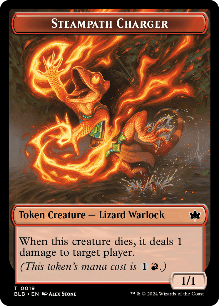 Steampath Charger Token [Bloomburrow Tokens] | Lots Moore NSW