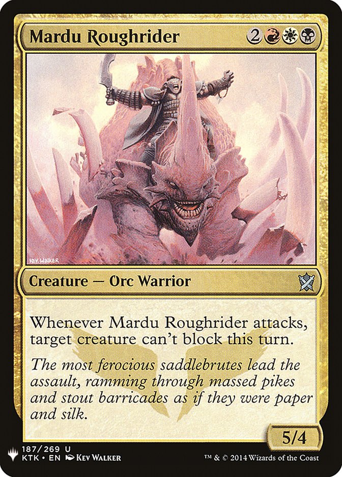 Mardu Roughrider [Mystery Booster] | Lots Moore NSW