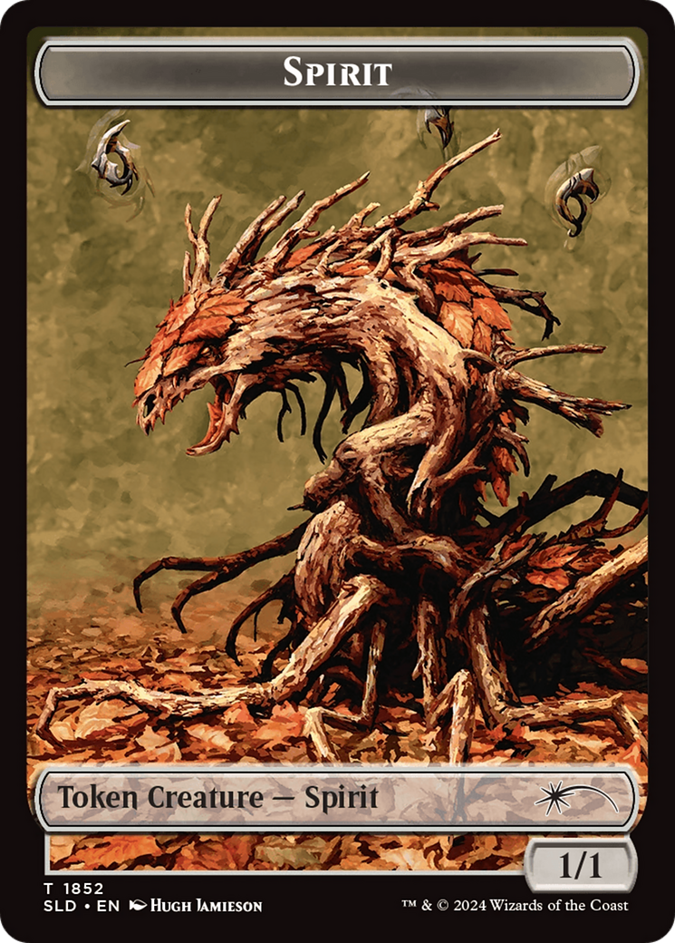 Spirit (SLD) // Shapeshifter (KHM) Double-Sided Token [Secret Lair: From Cute to Brute Tokens] | Lots Moore NSW