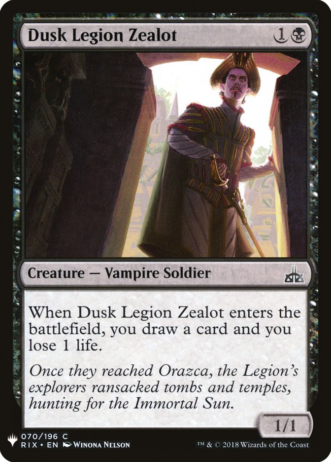 Dusk Legion Zealot [Mystery Booster] | Lots Moore NSW