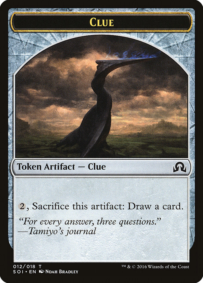 Clue Token (012/018) [Shadows over Innistrad Tokens] | Lots Moore NSW