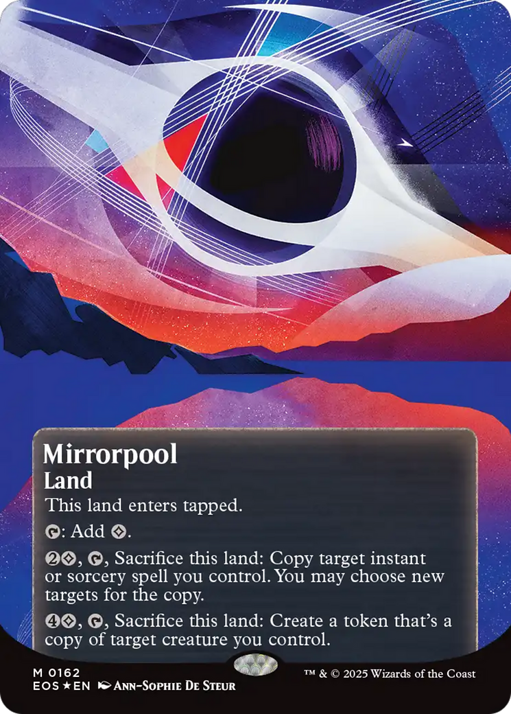 Mirrorpool (0162) (Borderless) (Galaxy Foil) [Edge of Eternities: Stellar Sights] | Lots Moore NSW