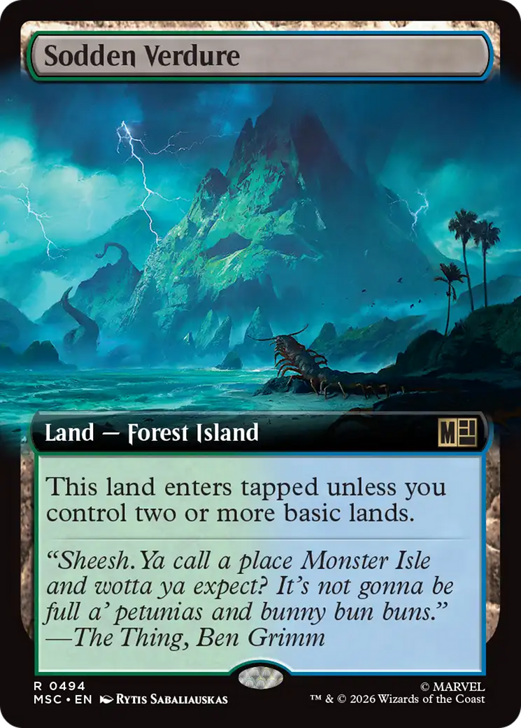 Sodden Verdure (Extended Art) [Marvel Super Heroes Commander] | Lots Moore NSW