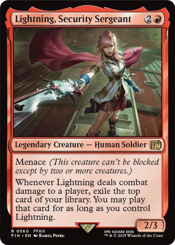 Lightning, Security Sergeant [FINAL FANTASY] | Lots Moore NSW
