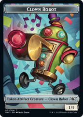 Clown Robot (003) // Treasure (013) Double-Sided Token [Unfinity Tokens] | Lots Moore NSW