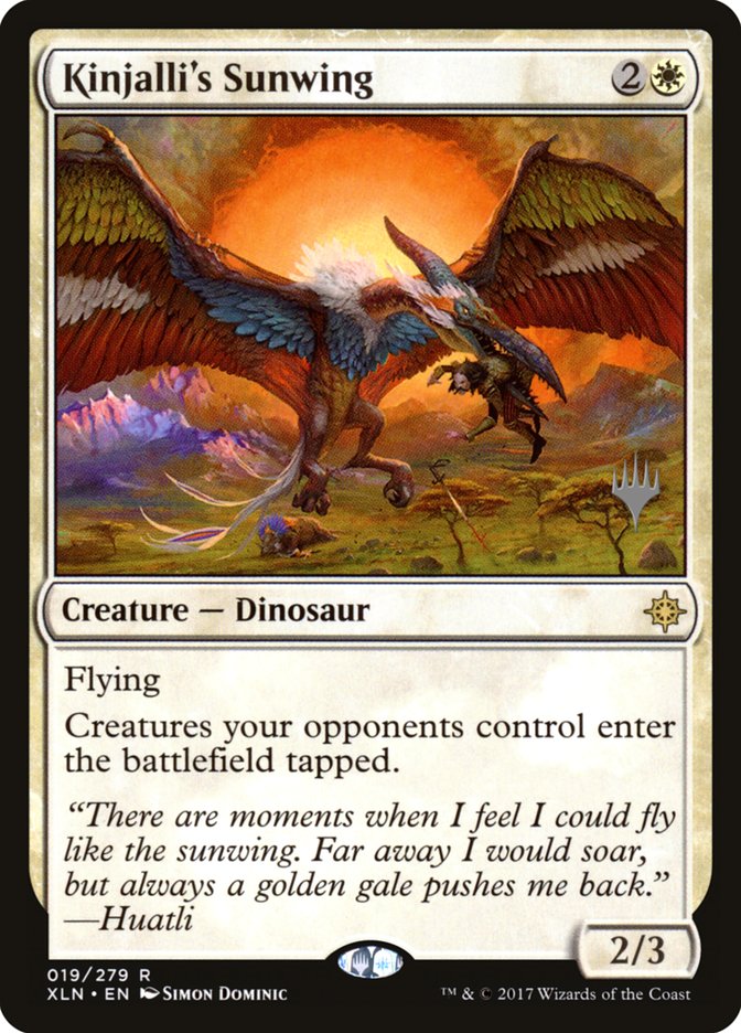 Kinjalli's Sunwing (Promo Pack) [Ixalan Promos] | Lots Moore NSW