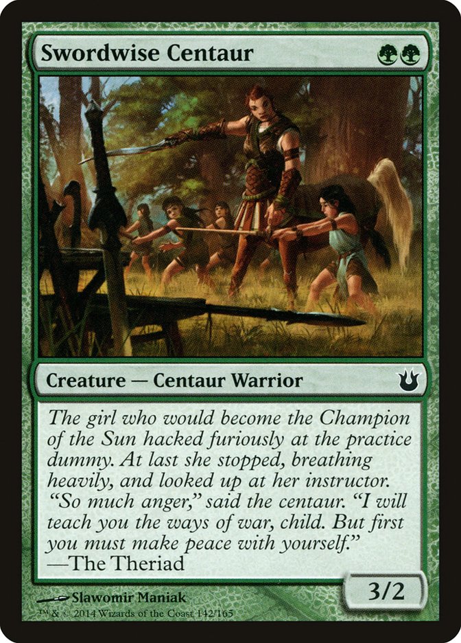 Swordwise Centaur [Born of the Gods] | Lots Moore NSW