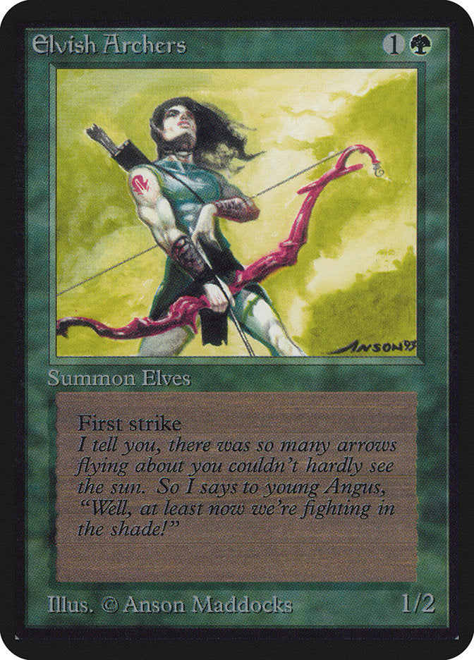 Elvish Archers [Alpha Edition] | Lots Moore NSW