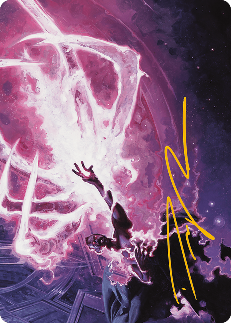 Flare of Malice Art Card (Gold-Stamped Signature) [Modern Horizons 3 Art Series] | Lots Moore NSW