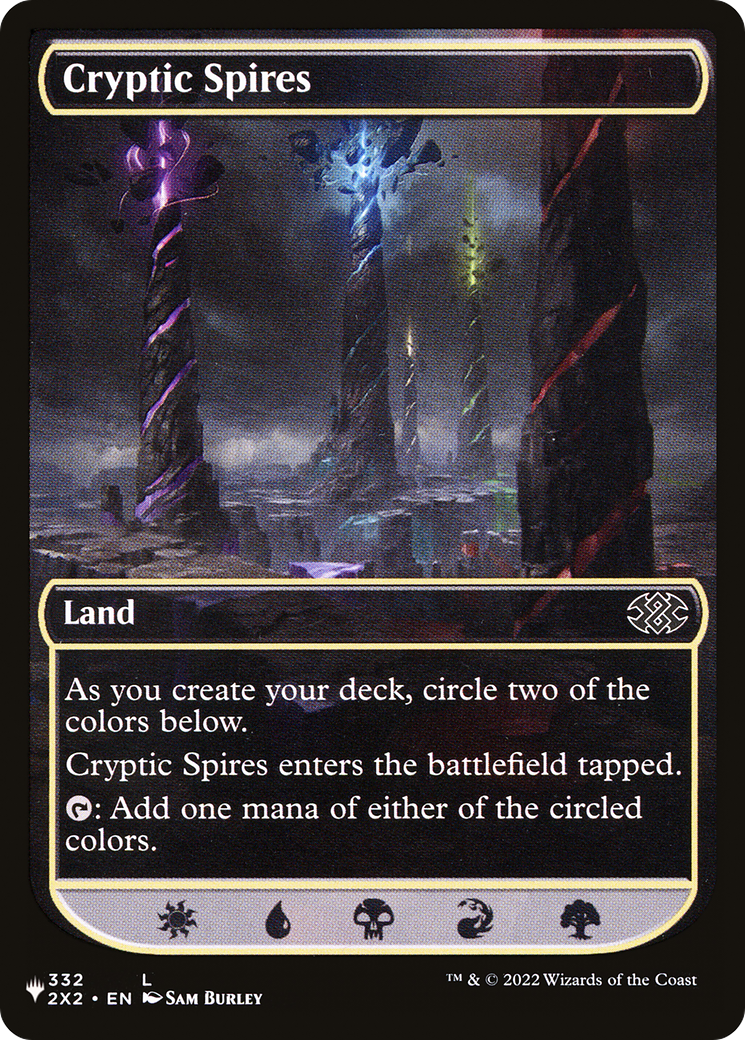 Cryptic Spires [The List Reprints] | Lots Moore NSW