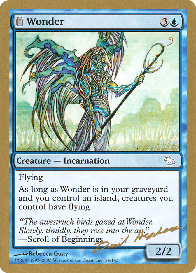 Wonder (Dave Humpherys) [World Championship Decks 2003] | Lots Moore NSW