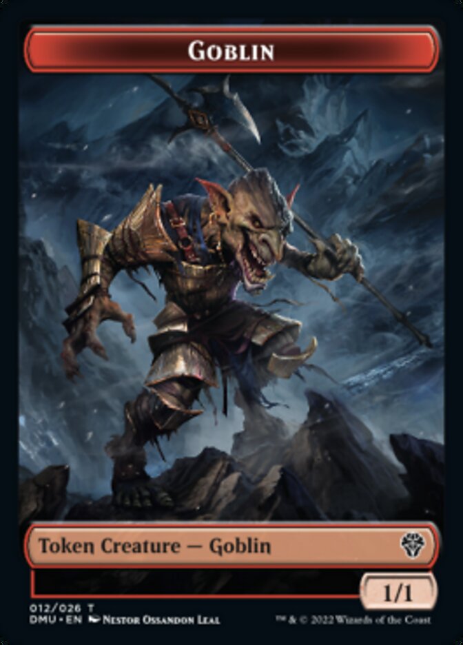 Bird (002) // Goblin Double-Sided Token [Dominaria United Tokens] | Lots Moore NSW