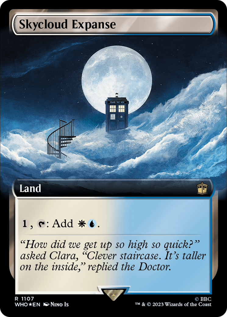 Skycloud Expanse (Extended Art) (Surge Foil) [Doctor Who] | Lots Moore NSW