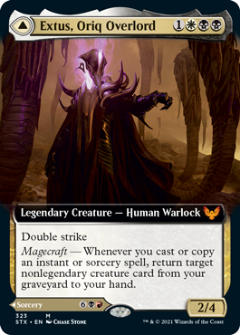 Extus, Oriq Overlord // Awaken the Blood Avatar (Extended Art) [Strixhaven: School of Mages] | Lots Moore NSW