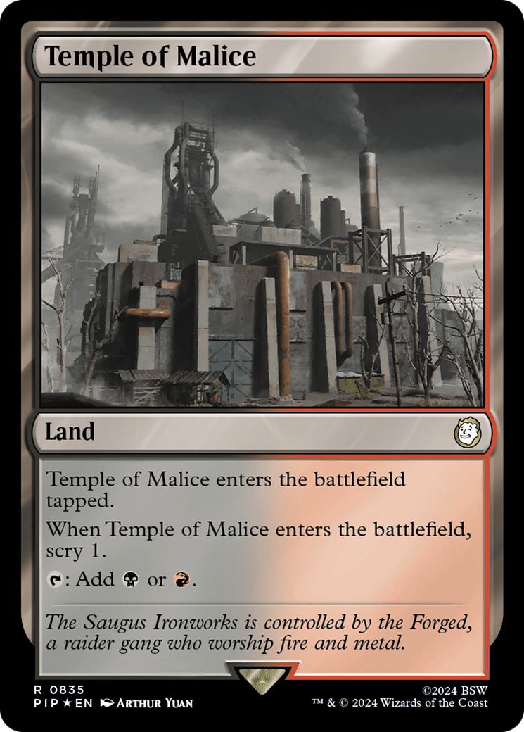 Temple of Malice (Surge Foil) [Fallout] | Lots Moore NSW