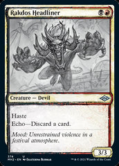 Rakdos Headliner (Sketch) [Modern Horizons 2] | Lots Moore NSW