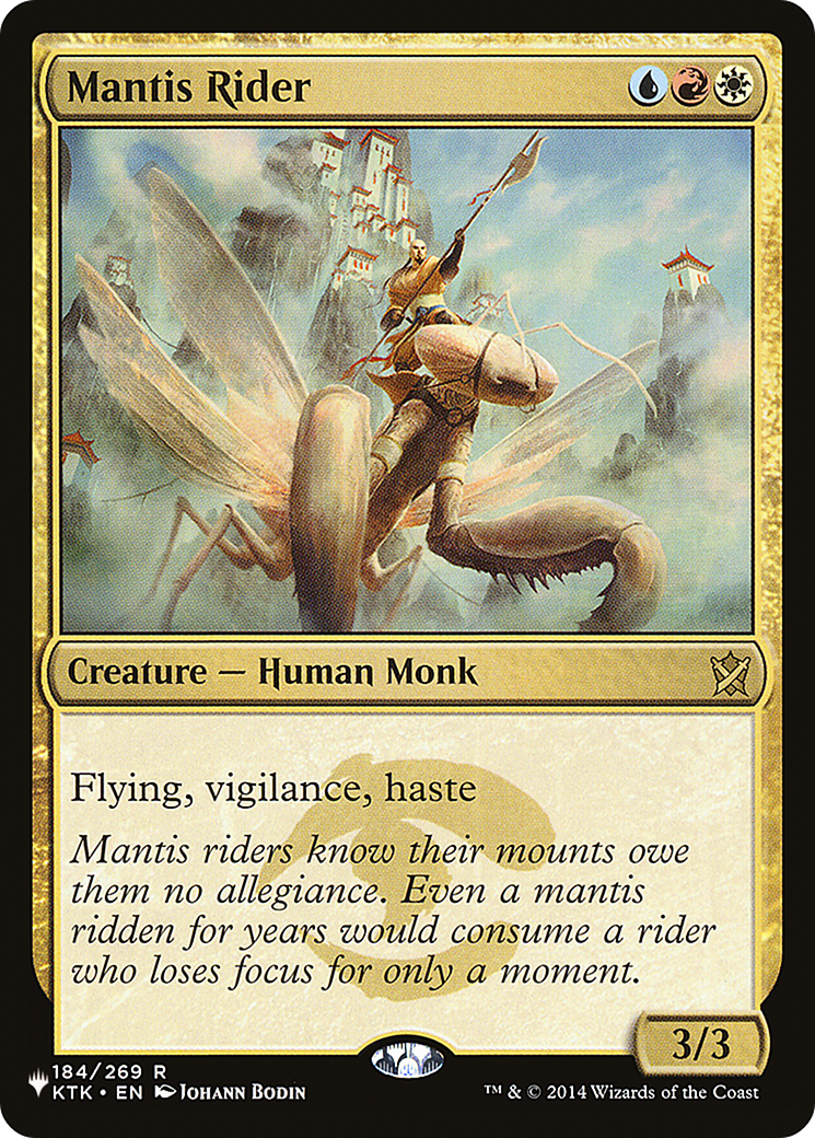 Mantis Rider [The List] | Lots Moore NSW