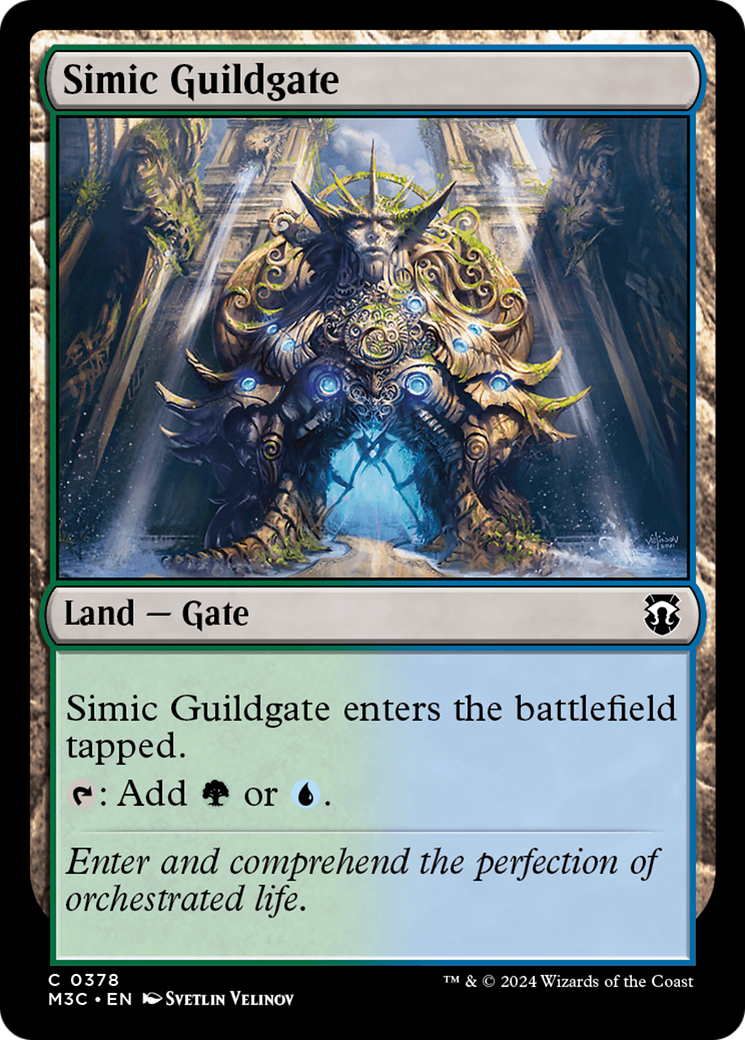 Simic Guildgate (Ripple Foil) [Modern Horizons 3 Commander] | Lots Moore NSW