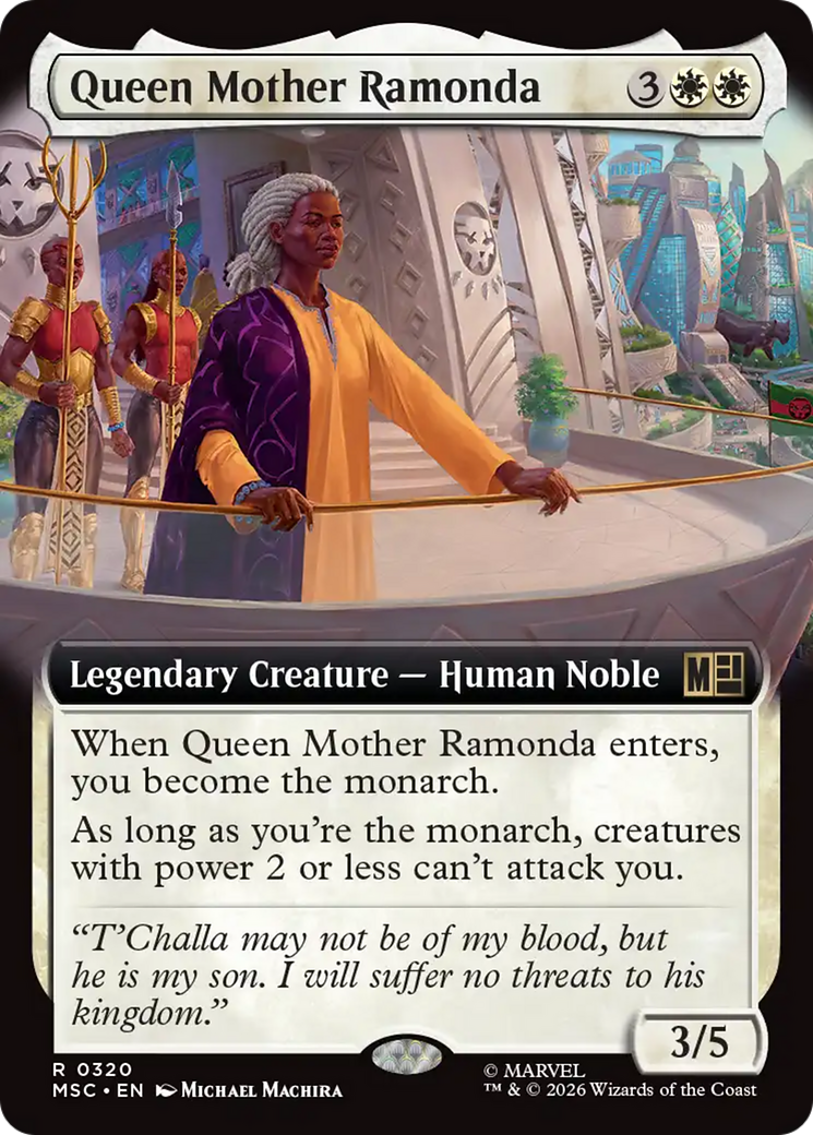 Queen Mother Ramonda (Extended Art) [Marvel Super Heroes Commander] | Lots Moore NSW