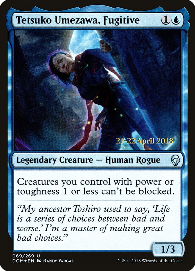 Tetsuko Umezawa, Fugitive [Dominaria Prerelease Promos] | Lots Moore NSW