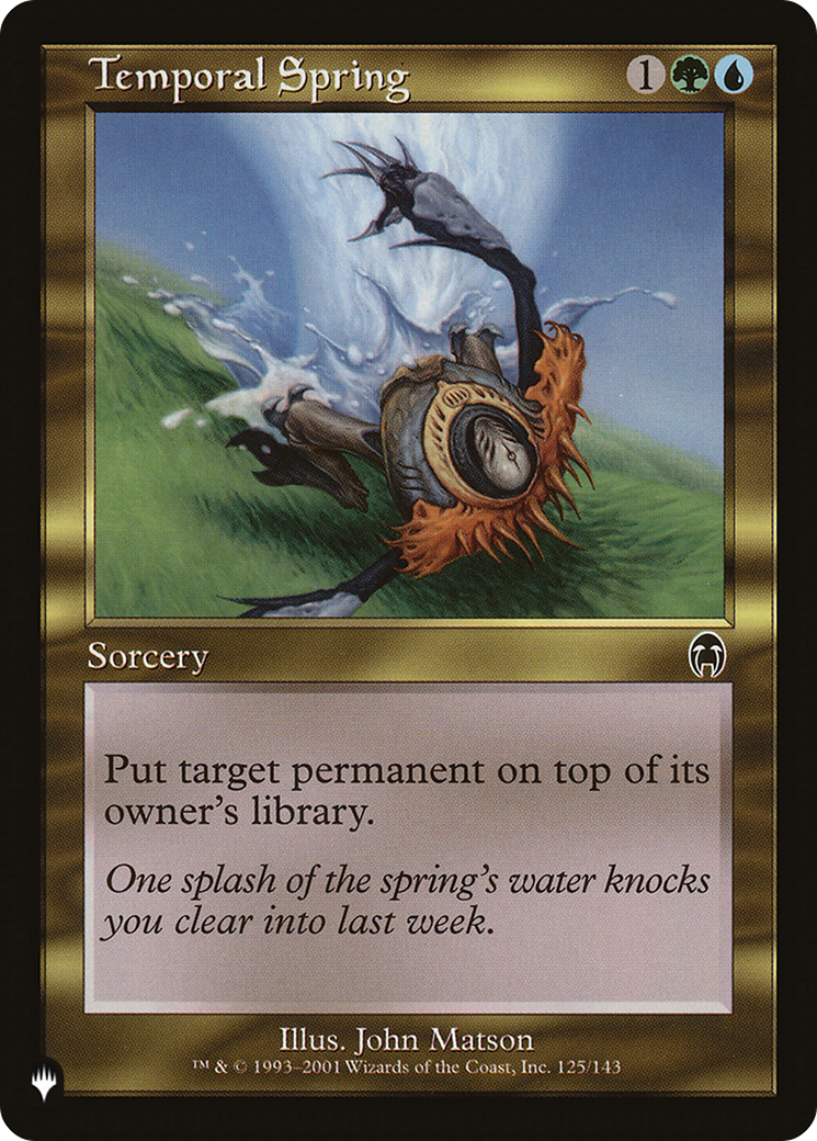 Temporal Spring [The List] | Lots Moore NSW