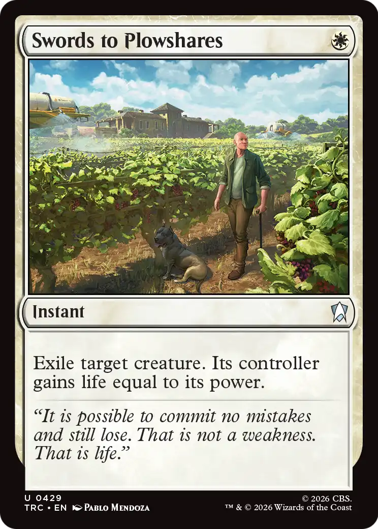 Swords to Plowshares (Surge Foil) [Star Trek Commander] | Lots Moore NSW