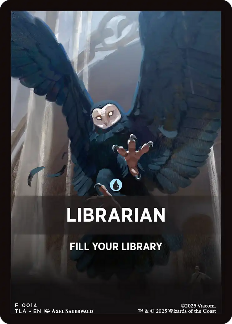 Librarian Theme Card [Avatar: The Last Airbender Tokens] | Lots Moore NSW