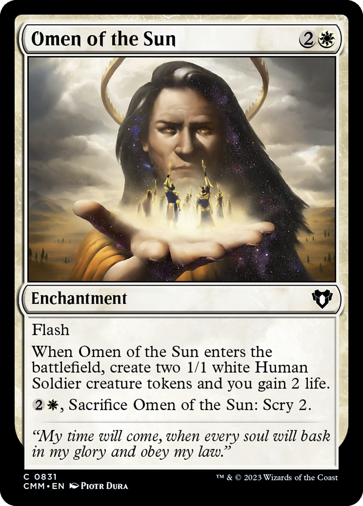 Omen of the Sun [Commander Masters] | Lots Moore NSW