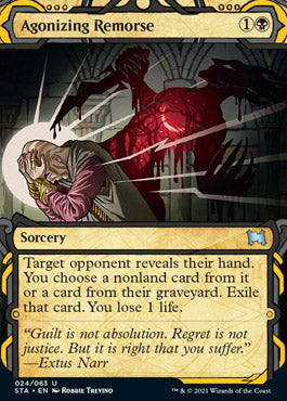 Agonizing Remorse (Foil Etched) [Strixhaven: School of Mages Mystical Archive] | Lots Moore NSW