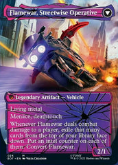 Flamewar, Brash Veteran // Flamewar, Streetwise Operative (Shattered Glass) [Transformers] | Lots Moore NSW